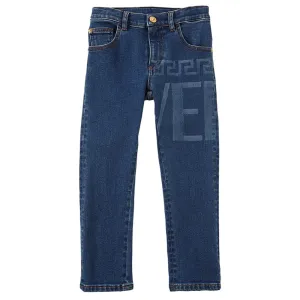 Versace Kids Blue Denim Jeans - 10Y BLUE