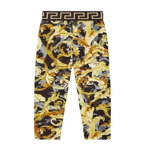 Versace - Baby Boys Barrocoflauge Print Pants - 12M GOLD