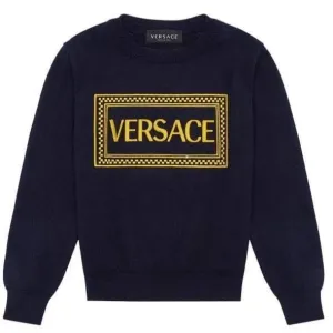 Versace Boys Sweater Navy - NAVY 12Y