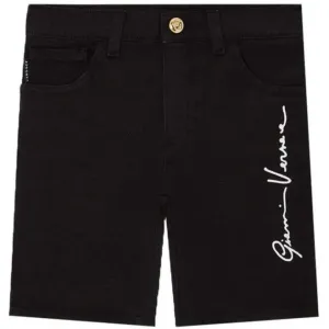 Versace Boys Signature Shorts Black - BLACK 6Y