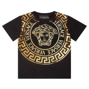 Versace Baby Boys Medusa Print T-Shirt Black - 3Y BLACK
