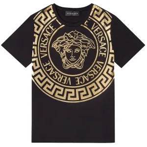 Versace Boys & Girls Medusa T-Shirt Black - 10Y Black
