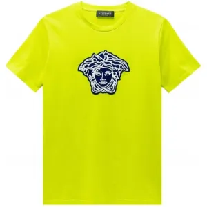 Versace Boys Medusa T-shirt Lime - LIME 10Y