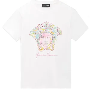 Versace Girls Medusa Graphic T-shirt White - 14Y WHITE