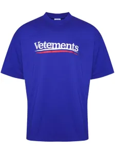 VETEMENTS - T-shirt In Cotone Con Logo #3109938
