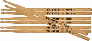 Vic Firth P5AT4PK American Classic Terra Series 4pr Value Pack Bacchette Batteria