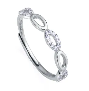 Viceroy Dignitoso anello in argento con zirconi Clasica 13160A013 53 mm