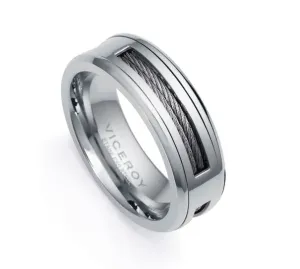 Viceroy Elegante anello in acciaio Magnum 14065A02 66 mm