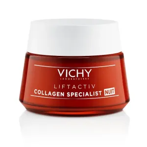 Vichy Crema notte contro le rughe e riduce la qualità del collagene nella pelle Liftactiv Collagen Specialist Nuit 50 ml