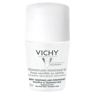 Vichy Deodorante-Antitraspirante roll-on 48h per pelli sensibili o depilate (Soothing Anti-Perspirant) 50 ml