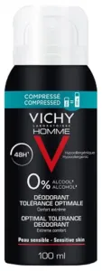 Vichy Deodorante in spray Homme (Optimal Tolerance Deodorant) 100 ml