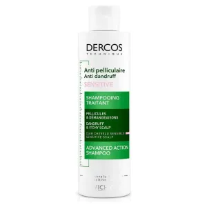 Vichy Dercos Anti-Dadruff Sensitive Advanced Action Shampoo shampoo protettivo per la sensibilità del cuoio capelluto 200 ml