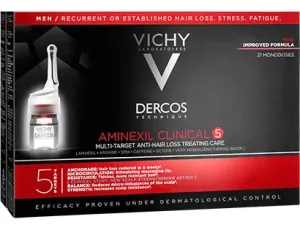 Vichy Trattamento multiuso contro la caduta dei capelli da uomo Dercos Aminexil Clinical 5 21 x 6ml
