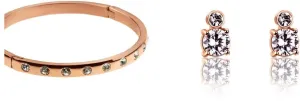 Victoria Walls Set di orecchini e bracciale rigido oro rosa VS1073R