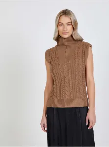 Brown sweater vest VILA Felini - Ladies #185404