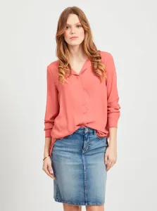 Coral blouse VILA Lucy - Women