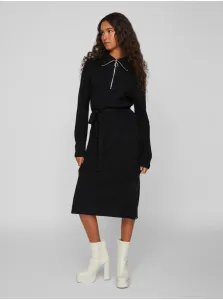 Black women's sweater dress VILA Viril - Women #2862250