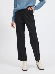 VILA Amerone Black Wide Trousers for Women - Women's #919123