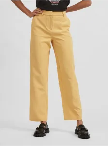 Yellow trousers VILA Britt - Women #1298323