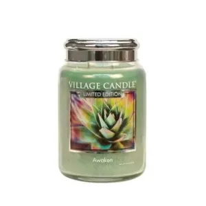 Village Candle Candela profumata in vetro Risveglio (Awaken Limited Edition) 602 g