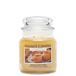 Village Candle Candela profumata in vetro Spiced Vanilla Apple 389 g