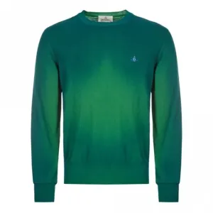 Vivienne Westwood Men's Faded Long Sleeve Pullover Green - S GREEN