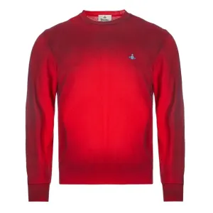 Vivienne Westwood Men's Faded Long Sleeve Pullover Red - EXTRA LARGE RED