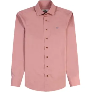 Vivienne Westwood Men's One Button Krall Shirt Pink - PINK XXL