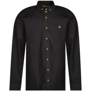 Vivienne Westwood Men's 2 Button Krall Shirt Black - XL BLACK