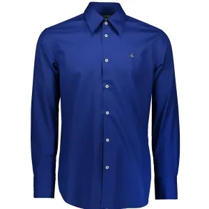 Vivienne Westwood Mens Long Sleeve Shirt Blue - L BLUE