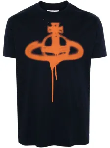 VIVIENNE WESTWOOD - T-shirt In Cotone Con Logo #3068185
