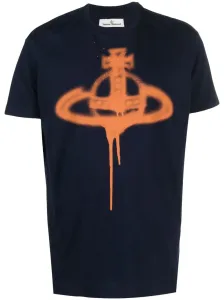 VIVIENNE WESTWOOD - T-shirt In Cotone Con Logo #3008609