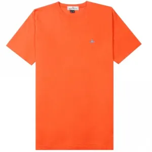 Vivienne Westwood Men's Classic Orb Logo T-Shirt Orange - LARGE ORANGE