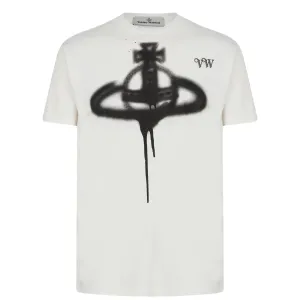 Vivienne Westwood Men's Spray T-Shirt White - XL WHITE