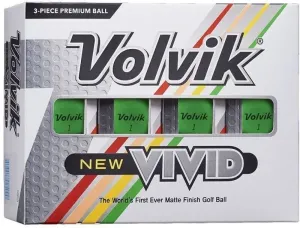 Volvik Vivid 2020 Golf Balls Green
