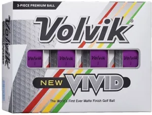 Volvik Vivid 2020 Golf Balls Purple #3100967