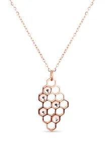 Vuch Collana placcata in oro rosa Bee Rose gold