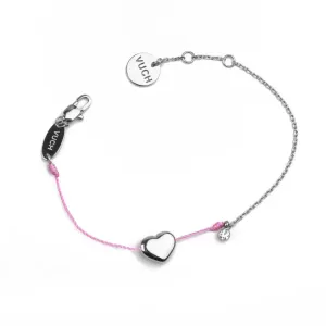 Vuch Bracciale moderno Shiny Heart Pink