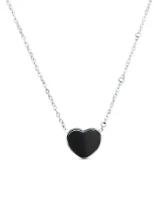 Necklace VUCH Sophie Heart Black
