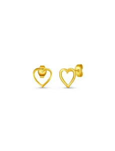 Vuch Orecchini minimalisti placcati in oro Cuori Vrisan Gold