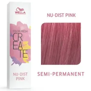Wella Professionals Color Fresh Create Semi-Permanent Color colore per capelli semi-permanente professionale Nu-Dist Pink 60 ml