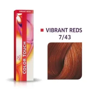 Wella Professionals Color Touch Vibrant Reds colore demi-permanente  professionale con effetto multidimensionale 7/43 60 ml