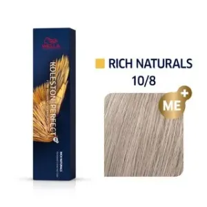 Wella Professionals Koleston Perfect Me+ Rich Naturals colore per capelli permanente professionale 10/8 60 ml