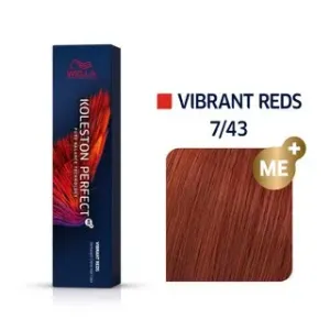 Wella Professionals Koleston Perfect Me+ Vibrant Reds colore per capelli permanente professionale 7/43 60 ml