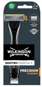 Wilkinson Sword Rasoio da uomo Quattro Essential Precision Trimmer