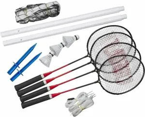 Wilson Badminton 4 Pack Kit V2 Red/Black L2 Set da badminton