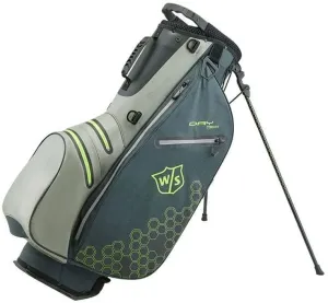 Wilson Staff Dry Tech II Grey/Black/Green Borsa da golf Stand Bag