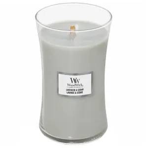 WoodWick Candela profumata vaso grande Lavender & Cedar 609,5 g