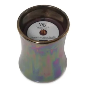 WoodWick Candela in vaso di ceramica ovale Dark Poppy 133,2 g