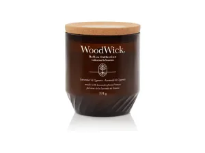 WoodWick Candela profumata ReNew vetro medio Lavender & Cypress 184 g